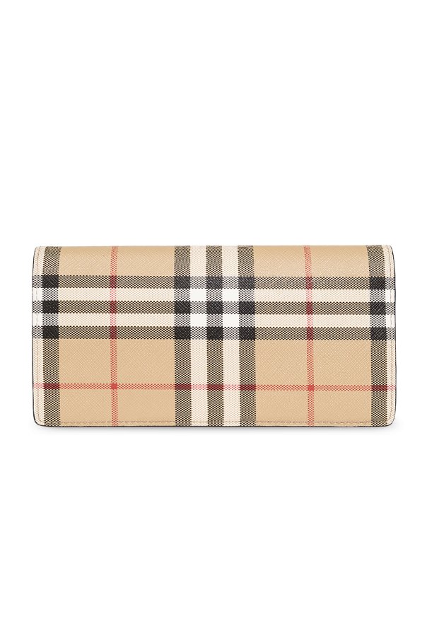 IetpShops Australia Burberry Sneakers mit Karomuster Grun Beige Cavendish bifold wallet Burberry